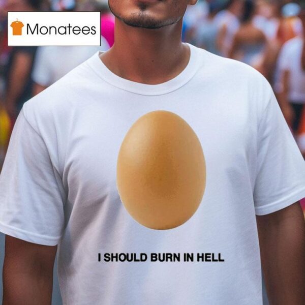 Geese I Should Burn In Hell Eggs T Shirt