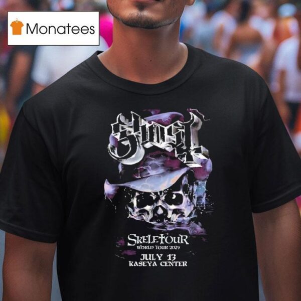 Ghost July Kaseya Center Skeletour World Tour T Shirt