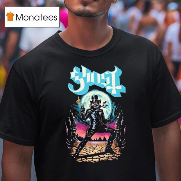 Ghost Nightmare Gothic Skull Horror T Shirt