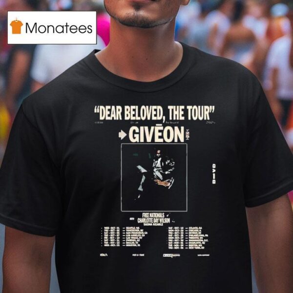 Giveon Dear Beloved The Tour Dates T Shirt