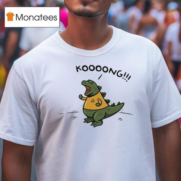 Godzilla Kooong Dinosaur T Shirt