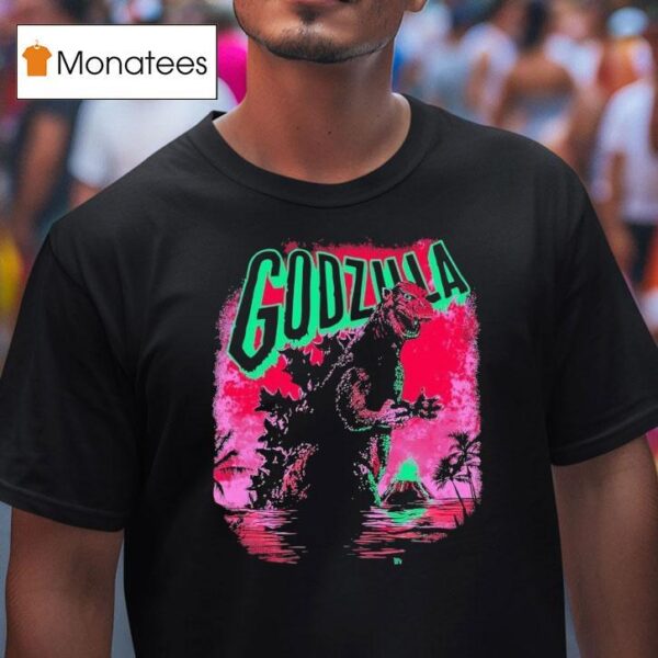 Godzilla Terror In The Tropics T Shirt