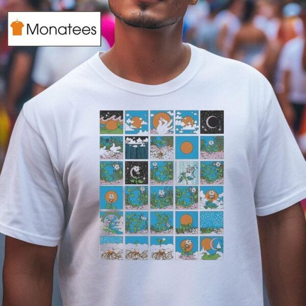 Goose Plant Squares T Shirt