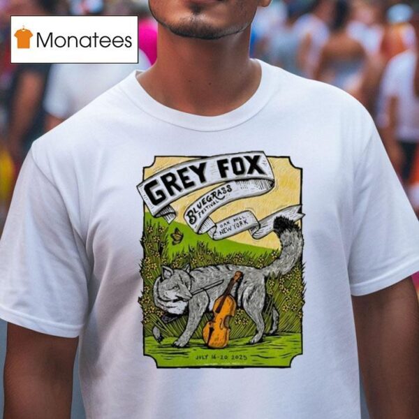 Grey Fox Bluegrass Festival Tour July Oak Hill New York T Shirt