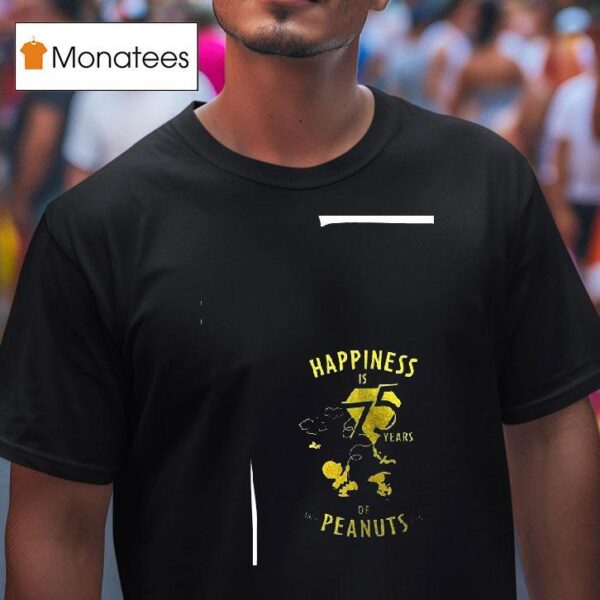 Happiness Is Years Of Peanuts Since Silhouette T Shirt