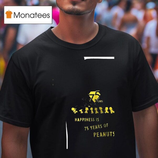 Happiness Is Years Of Peanuts Since Silhouette T Shirt
