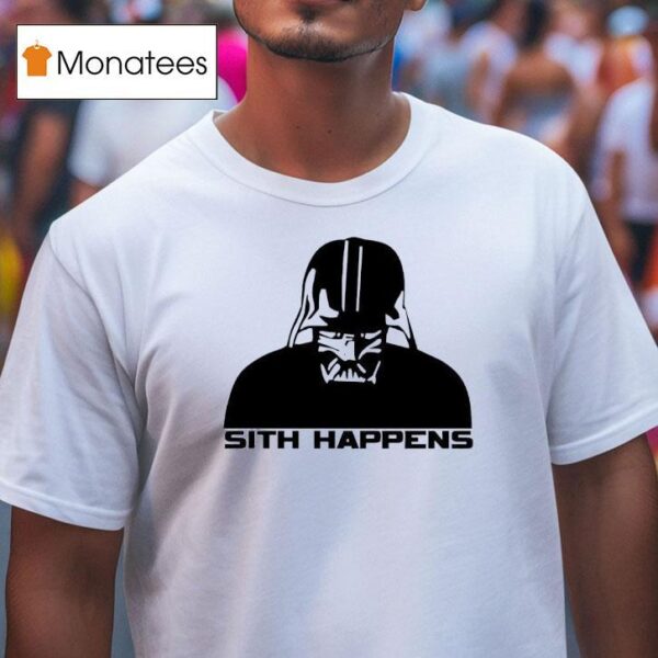 Hayden Christensen Darth Vader Sith Happens T Shirt