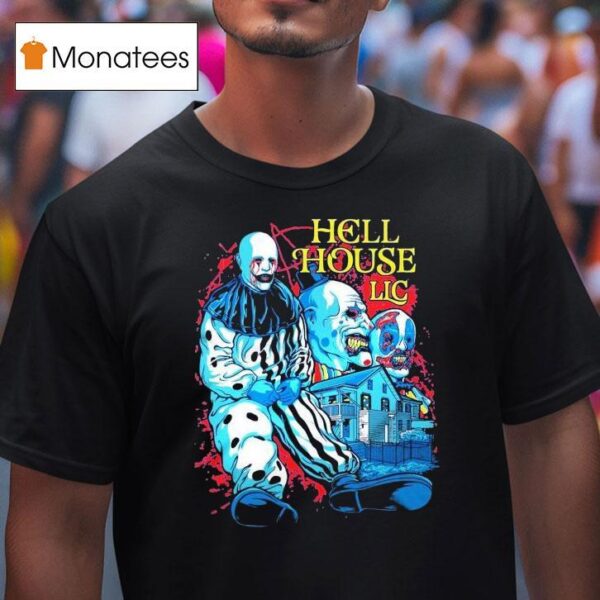 Hell House Llc Abaddon Awaits Clown T Shirt