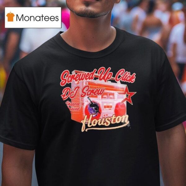 Houston Astros Dj Screw Screwed Up Click T Shirt