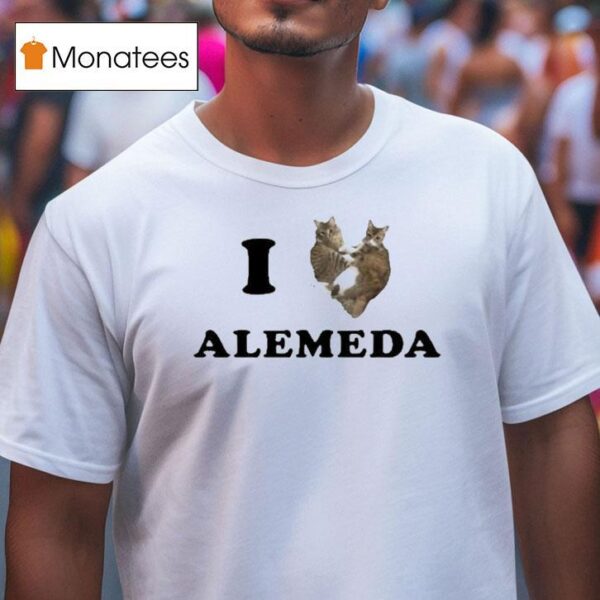I Love Alameda Cats T Shirt