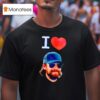 I Love Ryan Blaney T Shirt
