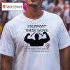 I Support These Guns Live Strong Stay Strong Silence The Violence And Sun The Guns T Shirt