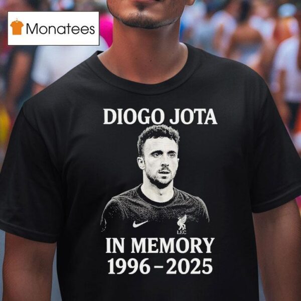 In Memory Of Diogo Jota Rip Liverpool T Shirt