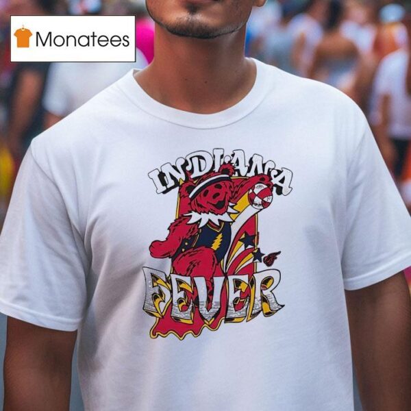 Indiana Fever Grateful Dead Bear T Shirt