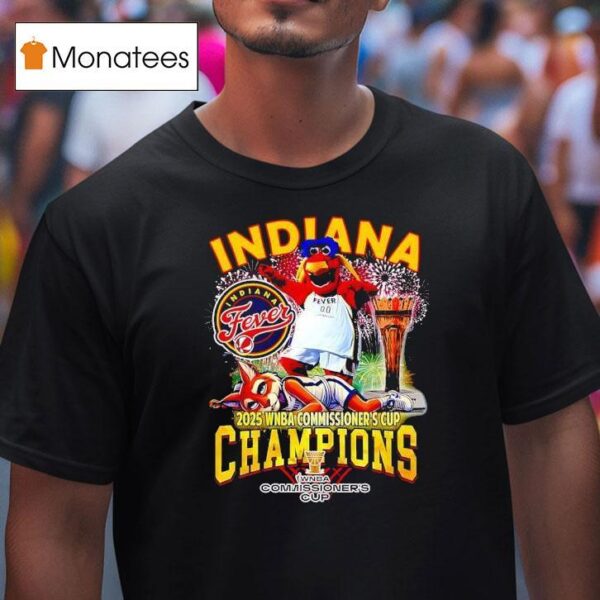 Indiana Fever Wnba Commissioners Cup Champions T Shirt