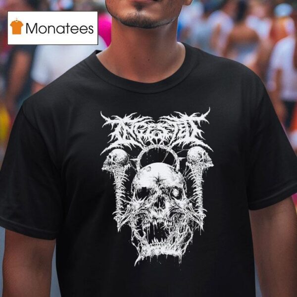 Ingested Endless Machine Skull T Shirt