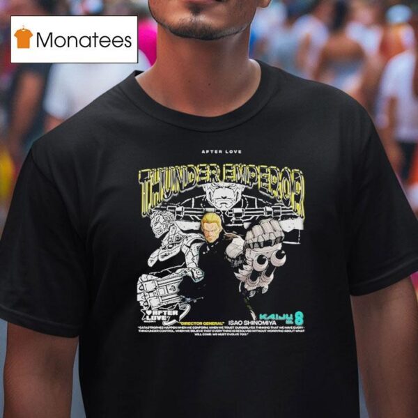 Isao Shinomiya Kaiju No Thunder Emperor T Shirt