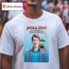 James Blunt Th Anniversary Of Back To Bedlam Tour Dates T Shirt