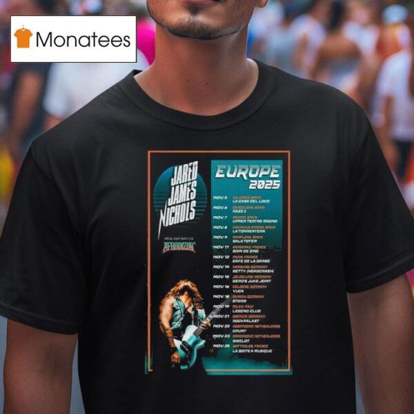 Jared James Nichols Europe Uk Tour Dates T Shirt