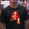 Jayden Daniels Big Face Washington Commanders Football Signature T Shirt
