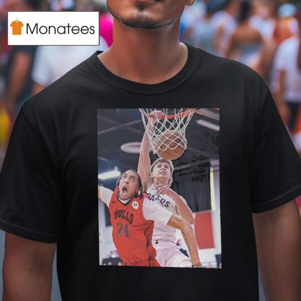 Johnny Furphy Dunks On Noa Essengue T Shirt