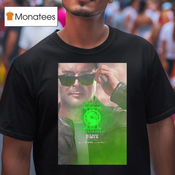 Johny Cage Mortal Kombat Ii Movie T Shirt
