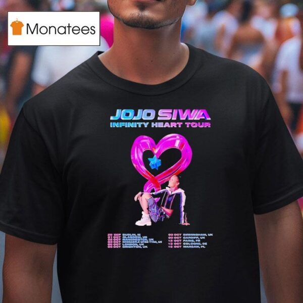 Jojo Siwa Infinity Heart Tour T Shirt