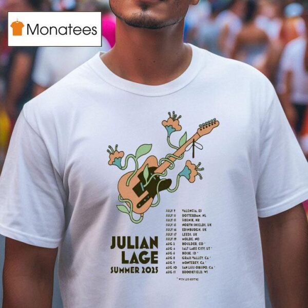 Julian Lage Summer Tour Dates T Shirt