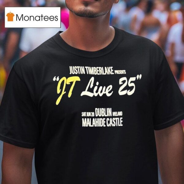 Justin Timberlake Presents Jt Live Sat Jun Dublin Ireland Malahide Castle T Shirt