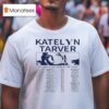 Katelyn Tarver Big Time Rush In Real Life Worldwide Tour Dates T Shirt