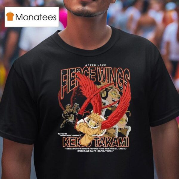 Keigo Takami Fierce Wings T Shirt