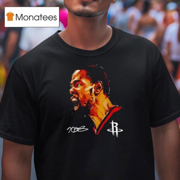 Kevin Durant Portrait Signature T Shirt