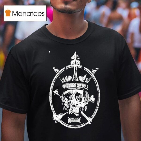 Kissin Dynamite King Skull Head T Shirt