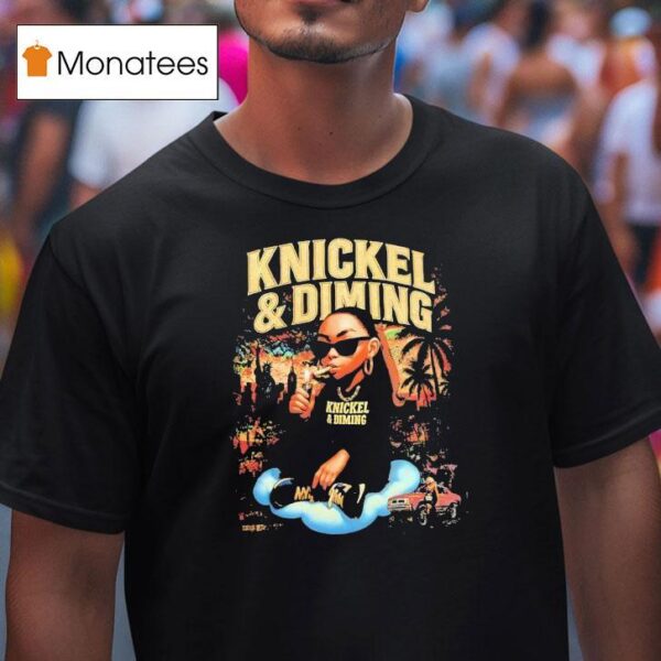 Knickel And Diming Smoking Retro T Shirt