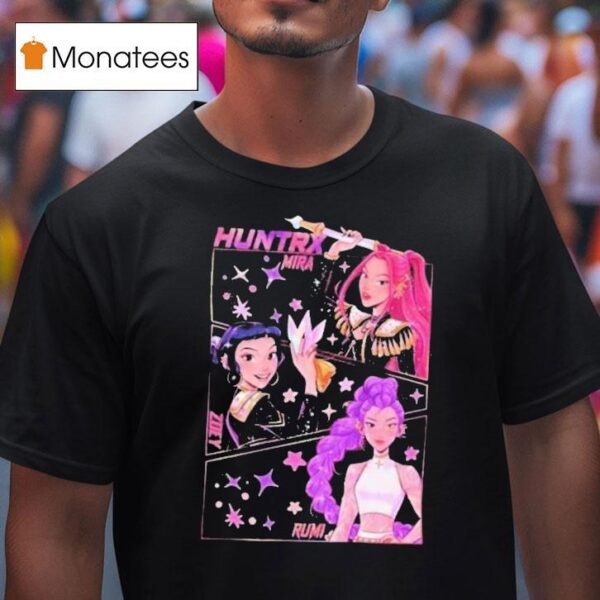Kpop Demon Hunters Russ Cash Stack Into The Wild Tour T Shirt