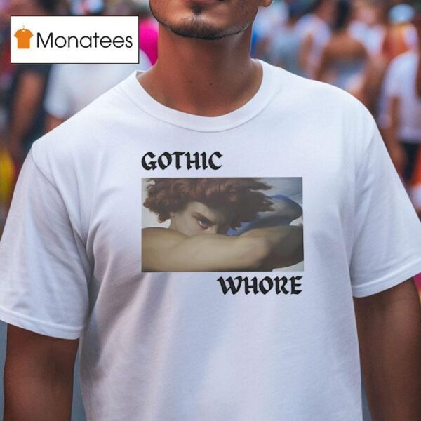 L Ange Dechu Gothic Whore T Shirt