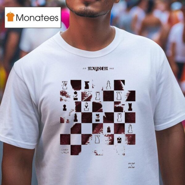 Lady Gaga Chessboard T Shirt