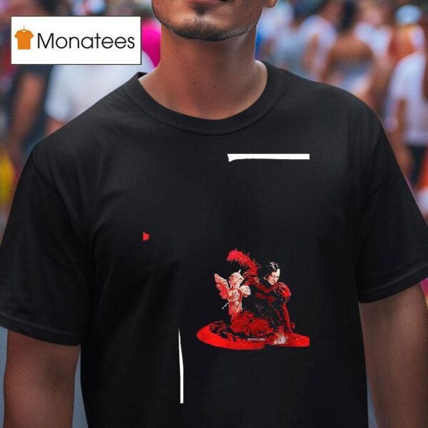 Lady In Red Graphic T Shirt