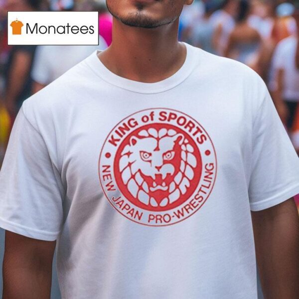 Lion Mark New Japan Pro Wrestling Logo T Shirt