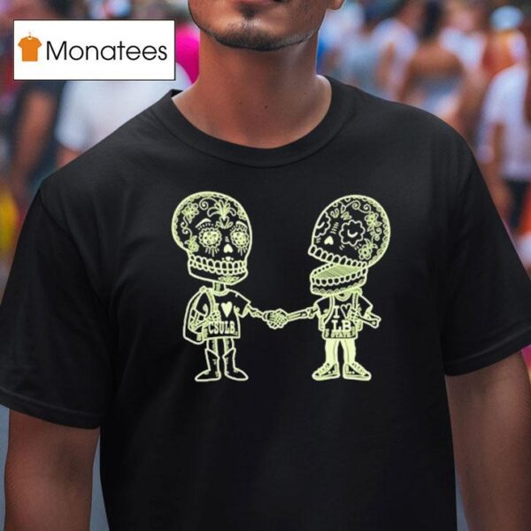Long Beach State Sugar Skull T Shirt