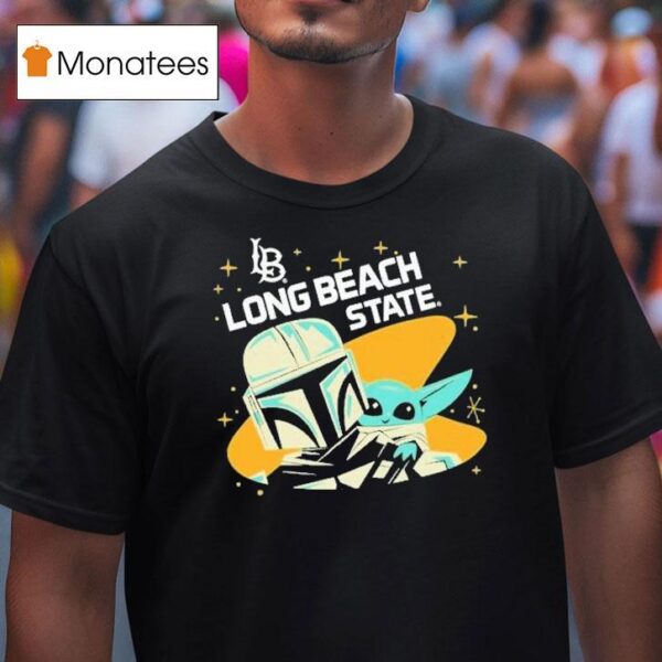 Long Beach State X The Mandalorian Baby Yoda T Shirt