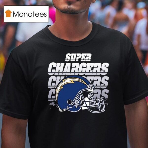 Los Angeles Chargers The Wild Super Chargers Scoop T Shirt