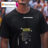 Los Angeles Sparks Candace Parker Roster T Shirt