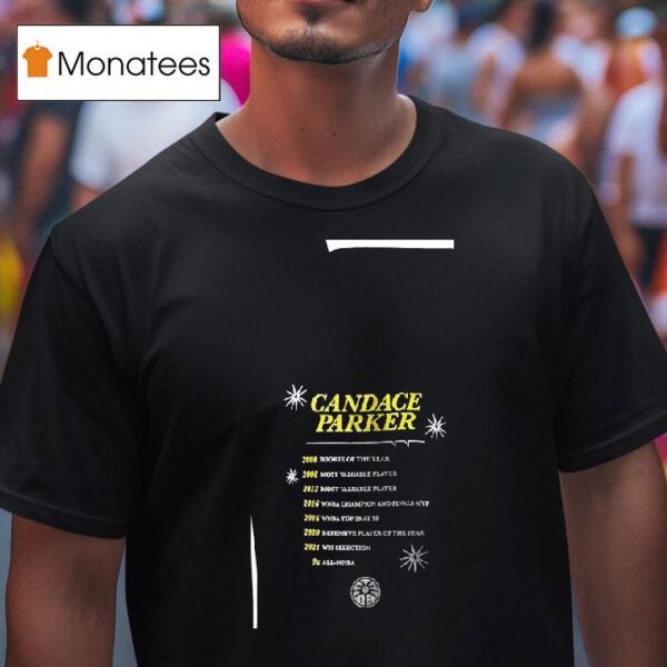 Los Angeles Sparks Candace Parker Roster T Shirt