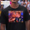 Max Verstappen Kissing Lewis Hamilton Photo T Shirt