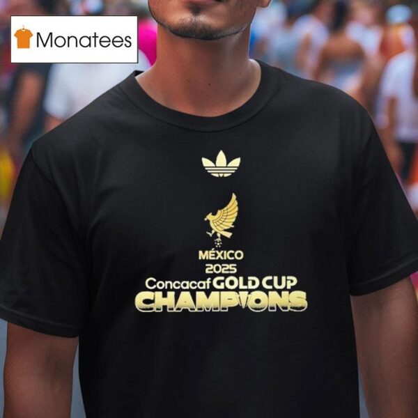 Mexico Concacaf Gold Cup Champions Bicampeones All Over Prin T Shirt