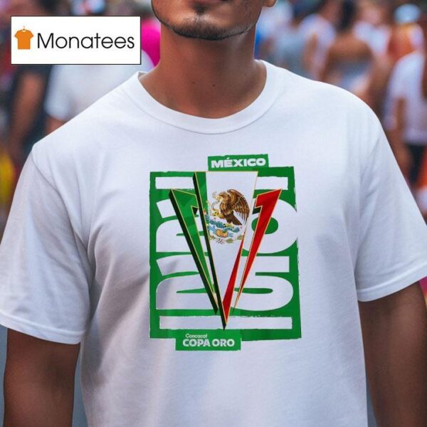 Mexico Concacaf Copa Oro Logo T Shirt