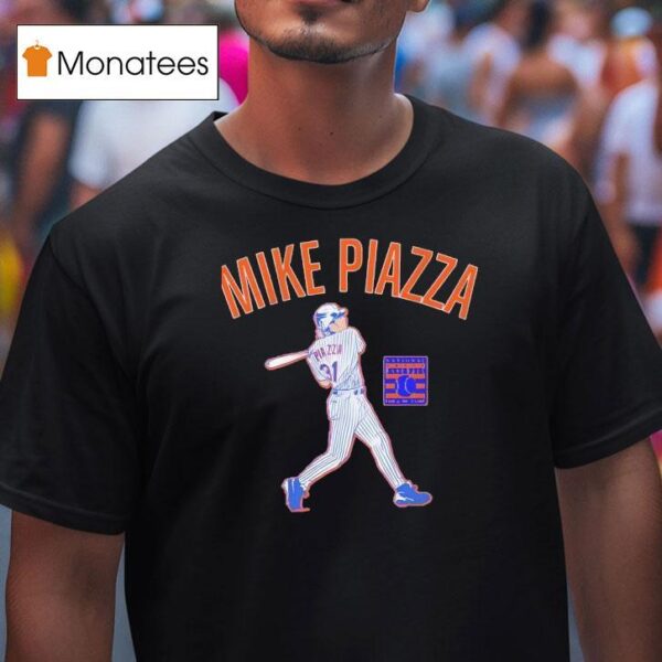 Mike Piazza Slugger Swing New York Legend T Shirt