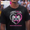 Milwaukee Brewers I Wear Pink In Memory Of My Cousin Hope Love Faith Support Breast Cancer Awareness T Shirt