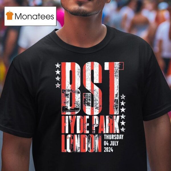 Morgan Wallen Bst Hyde Park London Event T Shirt